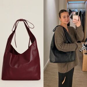 REFORMATION NWT Medium Vittoria Leather Hobo Bag